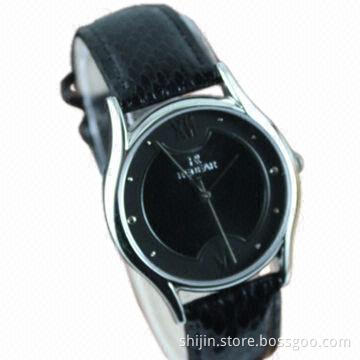 Metal Watches, 3 ATM with Genuine Leather Band, Stainless Steel Watch Manufacturer